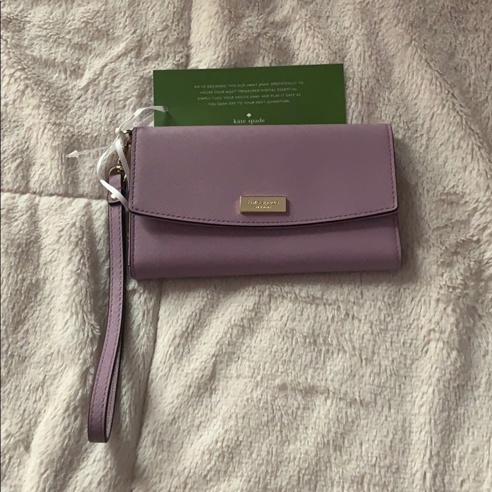 Kate Spade phone/wallet Wristlet brand new